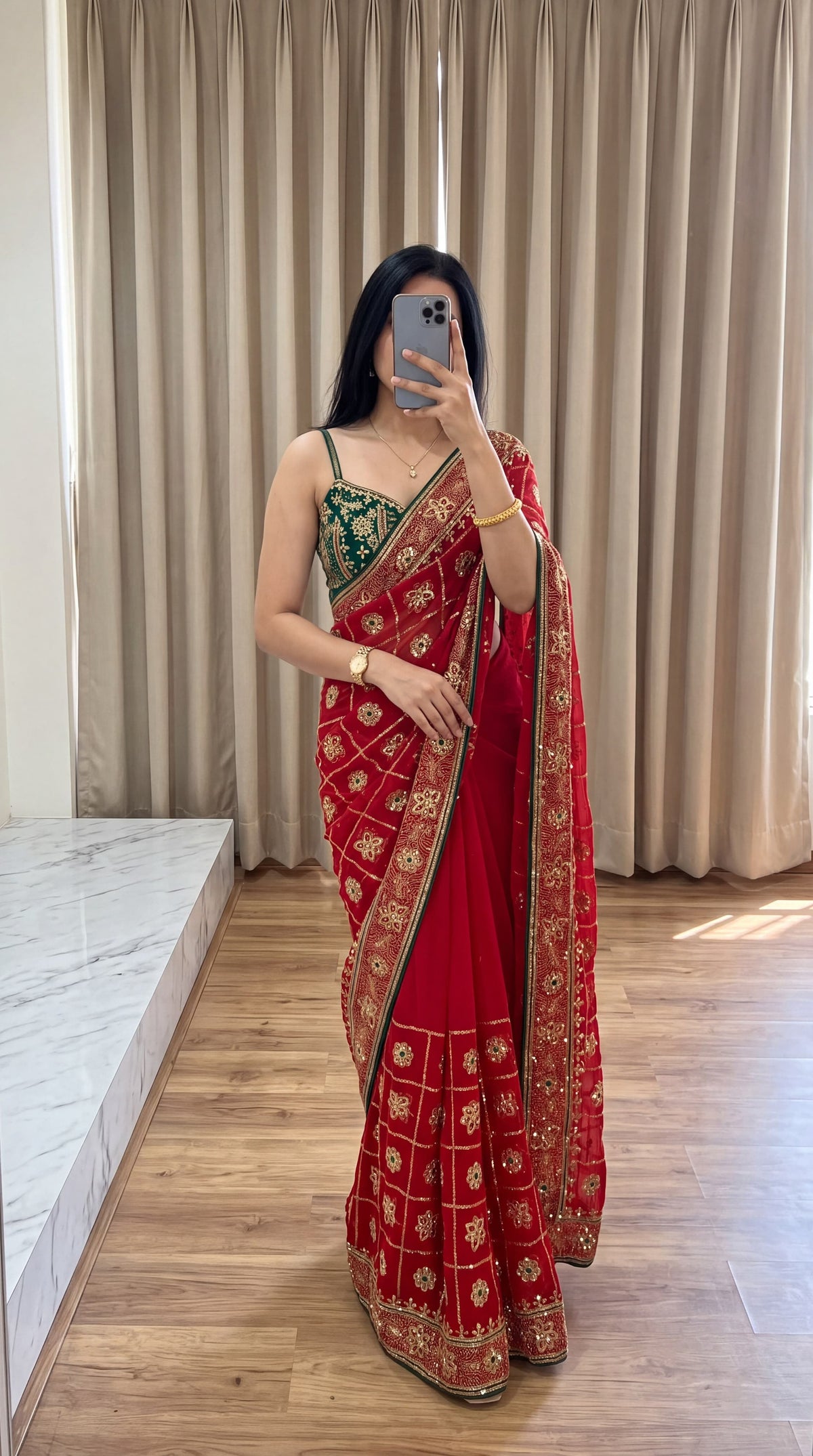 Premium Royal Georgette Saree