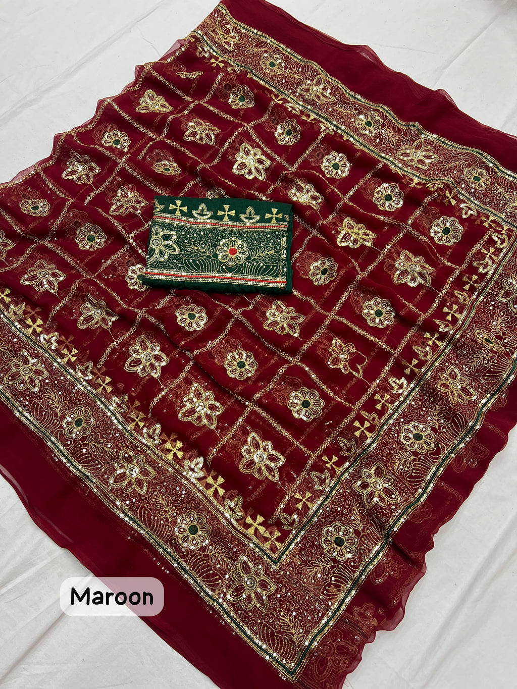 Premium Royal Georgette Saree