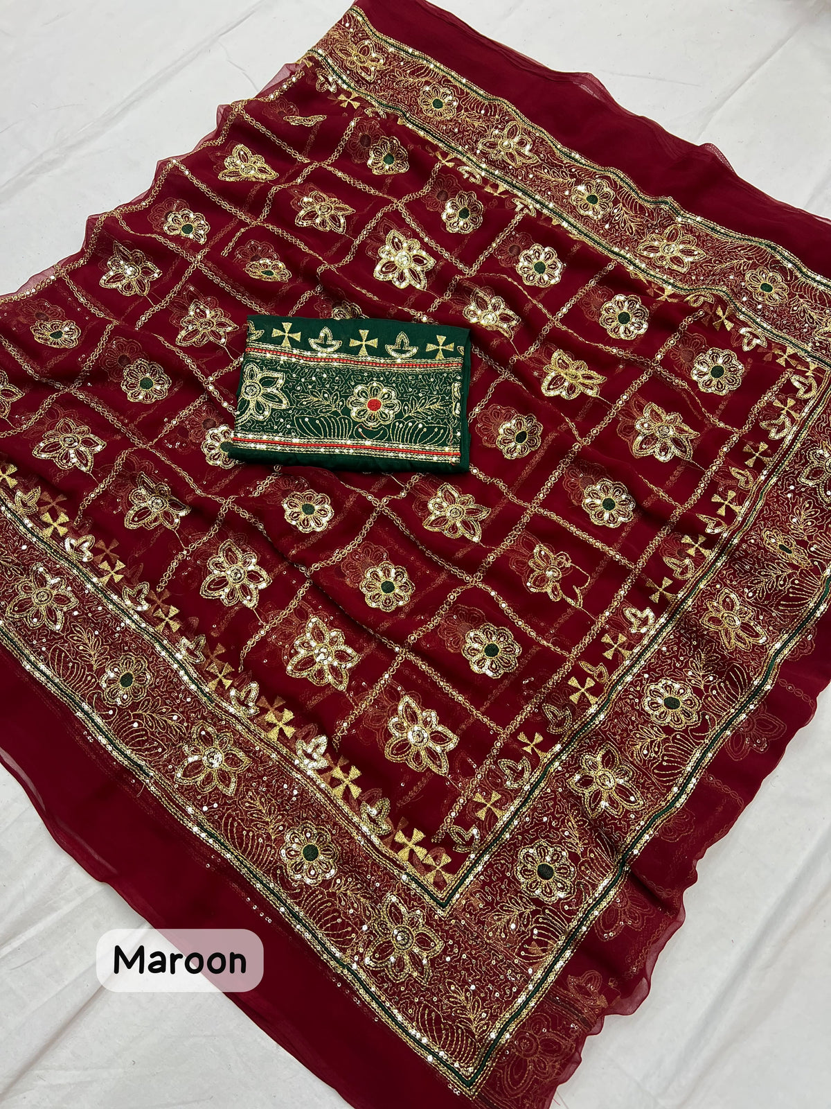 Premium Royal Georgette Saree
